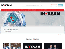 Tablet Screenshot of inoksan.com